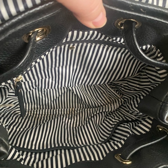 Kate Spade Black Backpack Pebbled Leather - Picture 5 of 13